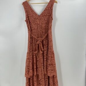 Taylor lace tiered dress cocktail party gala prom dinner date